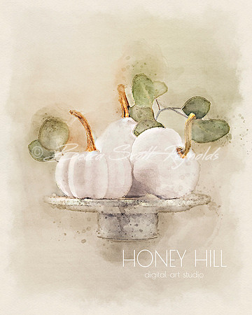 White Pumpkin Tray
