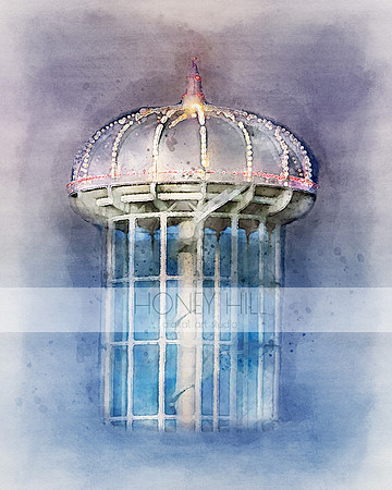 Christmas Water Tower
