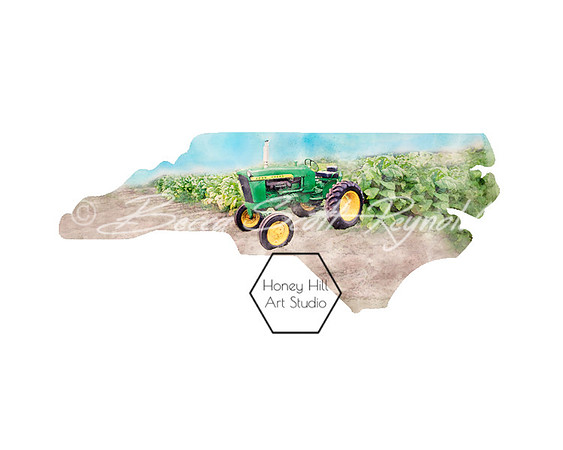 NC Green Tractor Tobacco