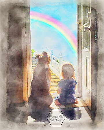 Pet Portraits by Honey Hill Art Studio
