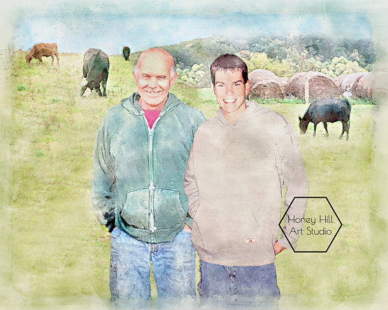 Art Portraits by Honey Hill Art Studio