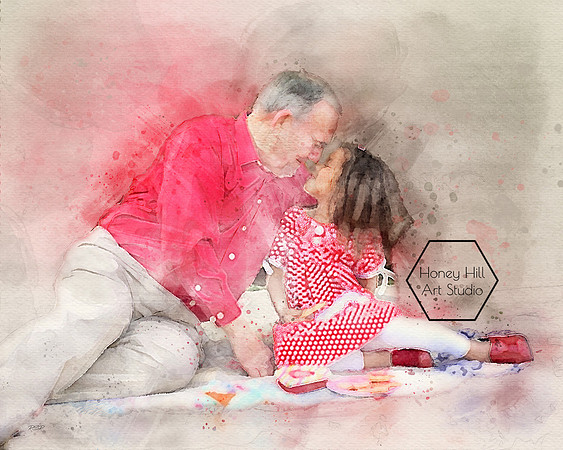 Art Portraits by Honey Hill Art Studio