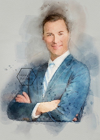 Art Portraits by Honey Hill Art Studio
