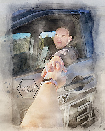 Art Portraits by Honey Hill Art Studio