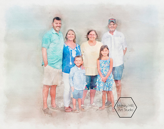 Art Portraits by Honey Hill Art Studio