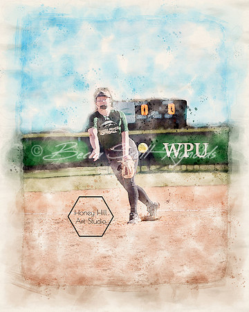 Sports Portraits by Honey Hill Art Studio
