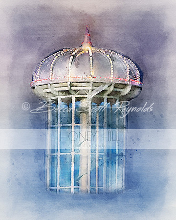 Christmas Water Tower